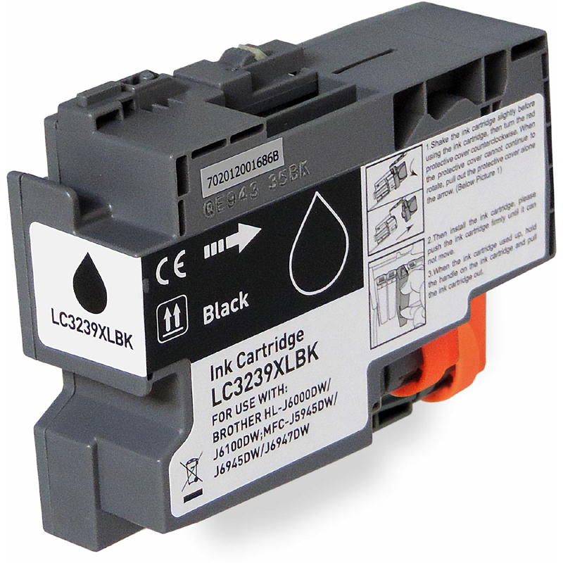 Συμβατό μελάνι Brother  LC3239xl  Black