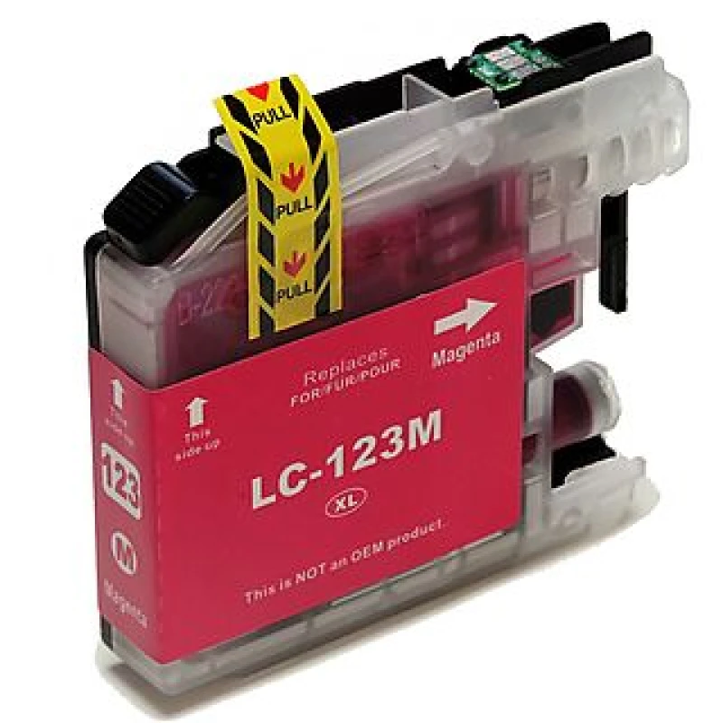 Συμβατό μελάνι Brother LC123  MAGENTA