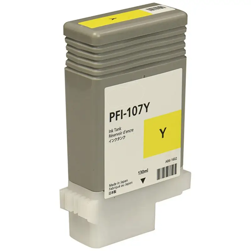 Compatible  ink Canon PFI-107Y Yellow