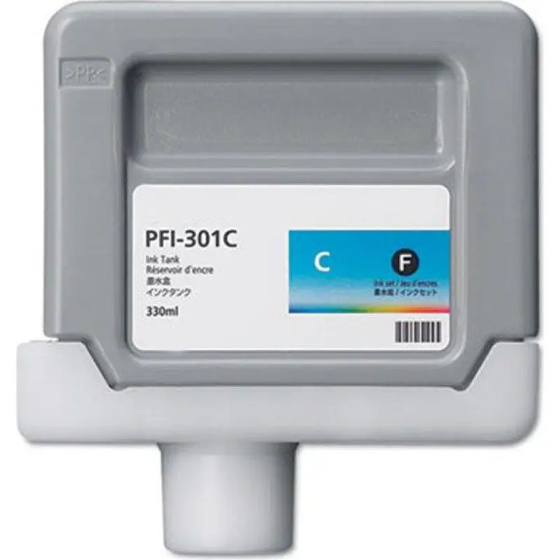 Συμβατό μελάνι Canon PFI-301 Cyan (1487B001AA)