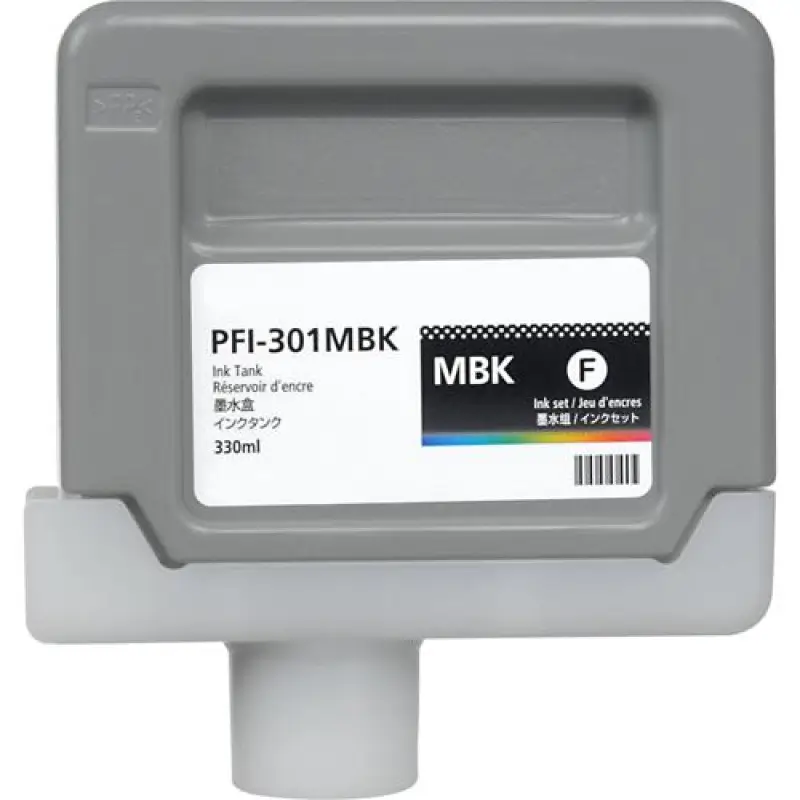 Compatible  ink Canon PFI-301MBK  (1485B001AA)