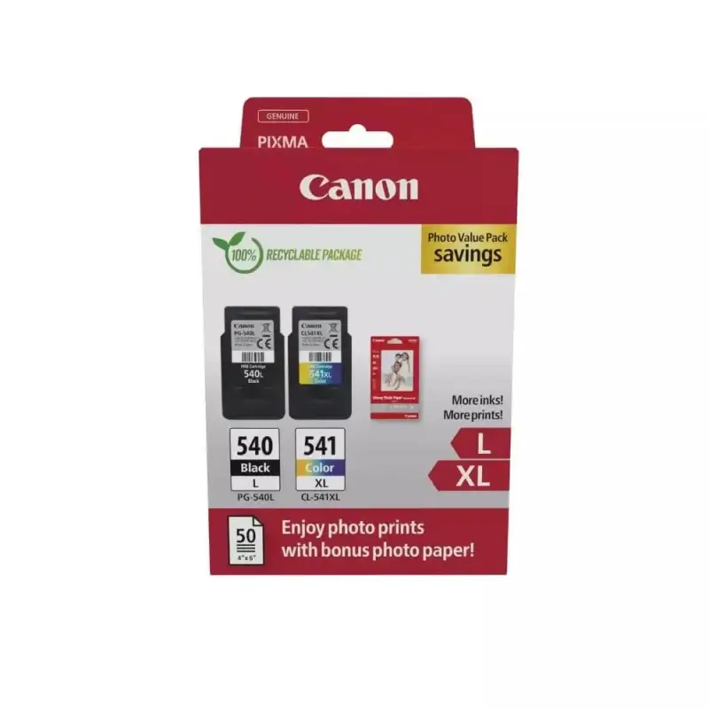 Γνήσια μελάνια Canon PG-540L/CL-541XL Ph.Value Pack (5224B012)