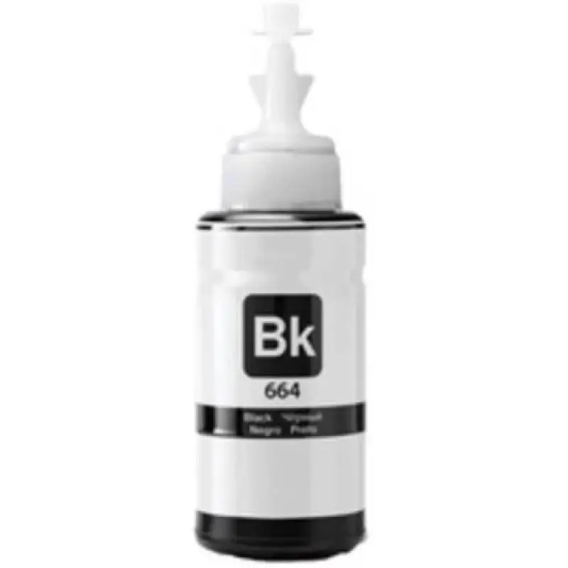 Compatible  ink  EPSON T6641 Black Ink Bottle (C13T66414A)