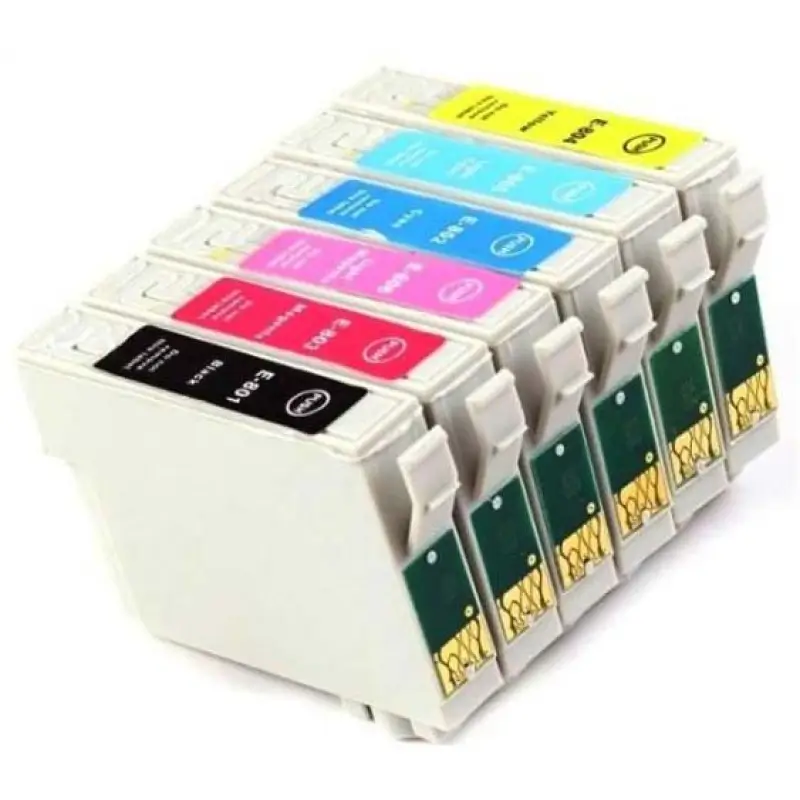 Συμβατά μελάνια Epson T0801-Τ0806 Pack