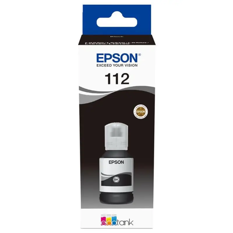 Γνήσιο μελάνι Epson 112  T06C14A C13T06C14A Black 127ml