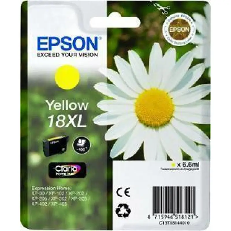 Γνήσιο μελάνι EPSON T181440 XL / T1814/ 18XL
