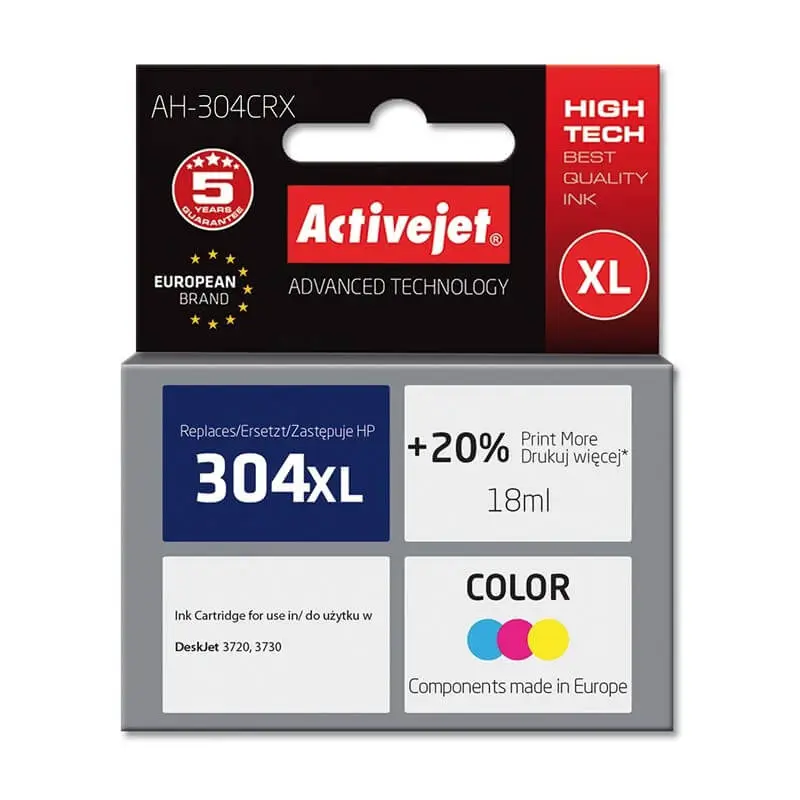 Compatible   ink HP 304XL N9K07A Color