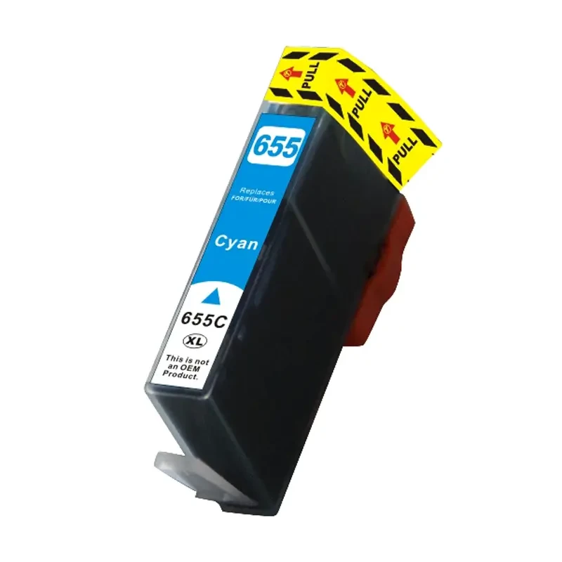 Compatible  ink HP 655 CZ110AE CYAN