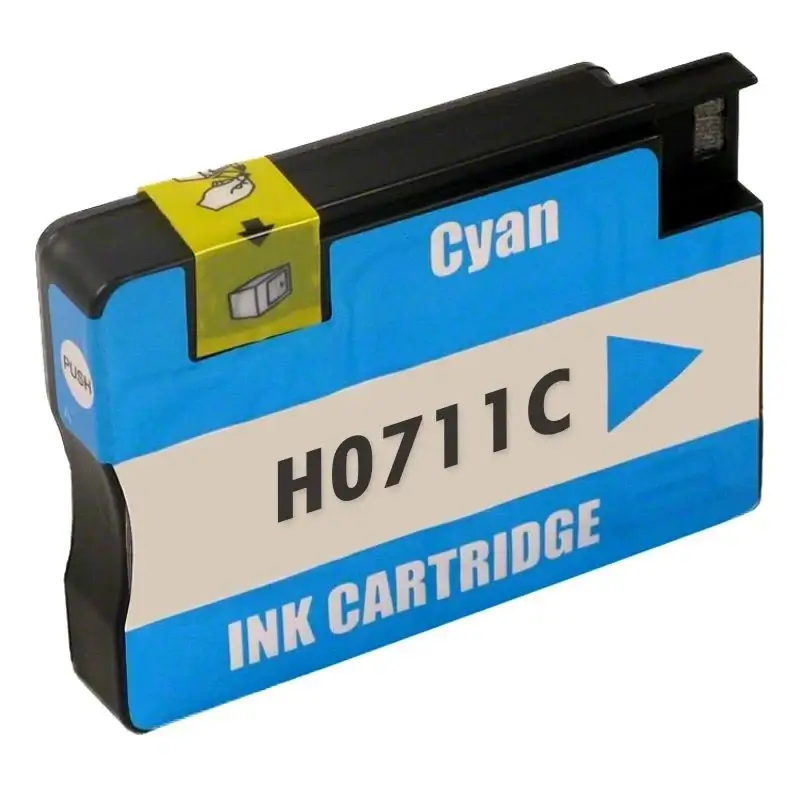 Compatible  ink  HP No 711XL Cyan CZ130A version 5