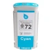 Compatible   ink HP 72 Cyan C9371a