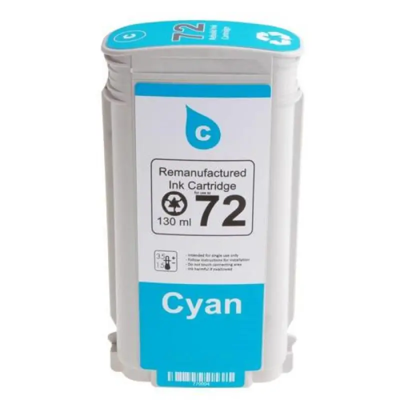Compatible   ink HP 72 Cyan C9371a