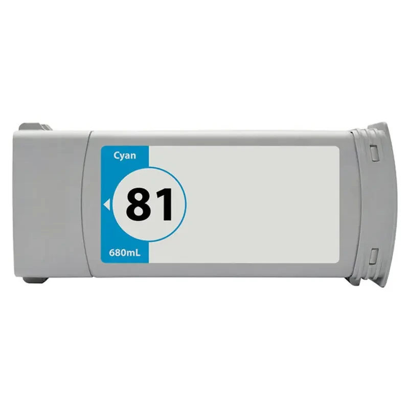 Συμβατό μελάνι HP 81 C4931A CYAN