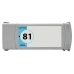 Συμβατό μελάνι HP 81 C4934A LIGHT CYAN
