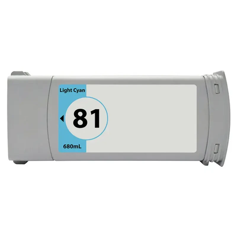 Συμβατό μελάνι HP 81 C4934A LIGHT CYAN