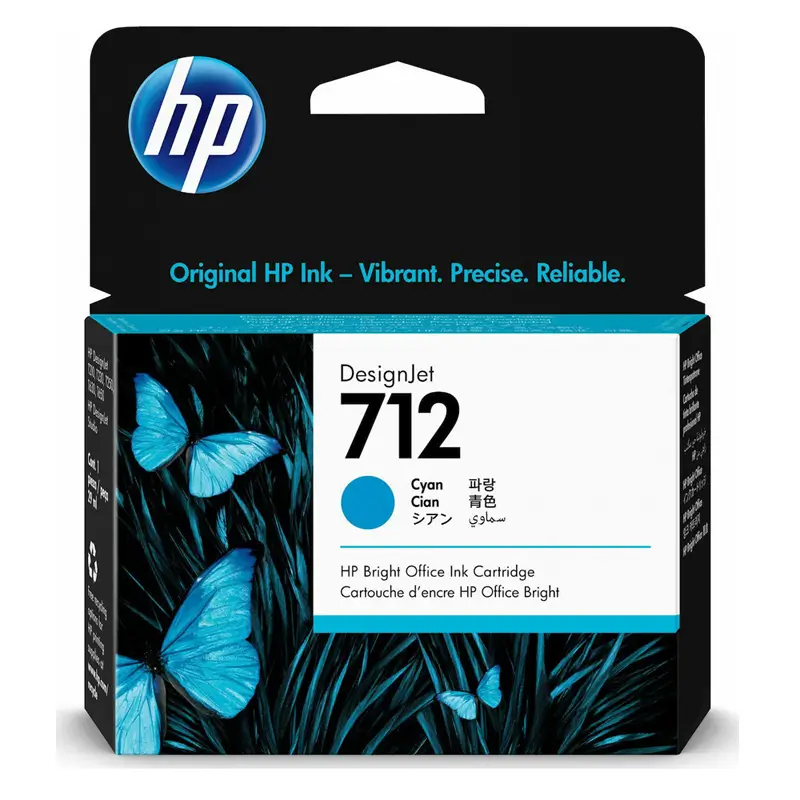 Original ink  HP No 712 Cyan 29ml  (3ED67A)