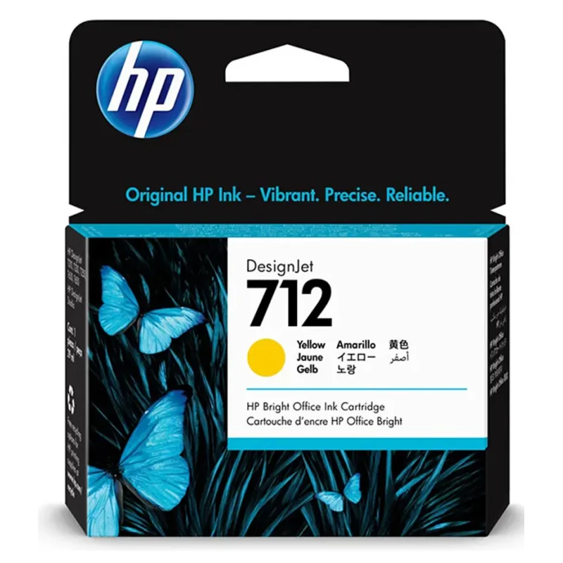 Original ink  HP No 712 Yellow 29ml  (3ED69A)