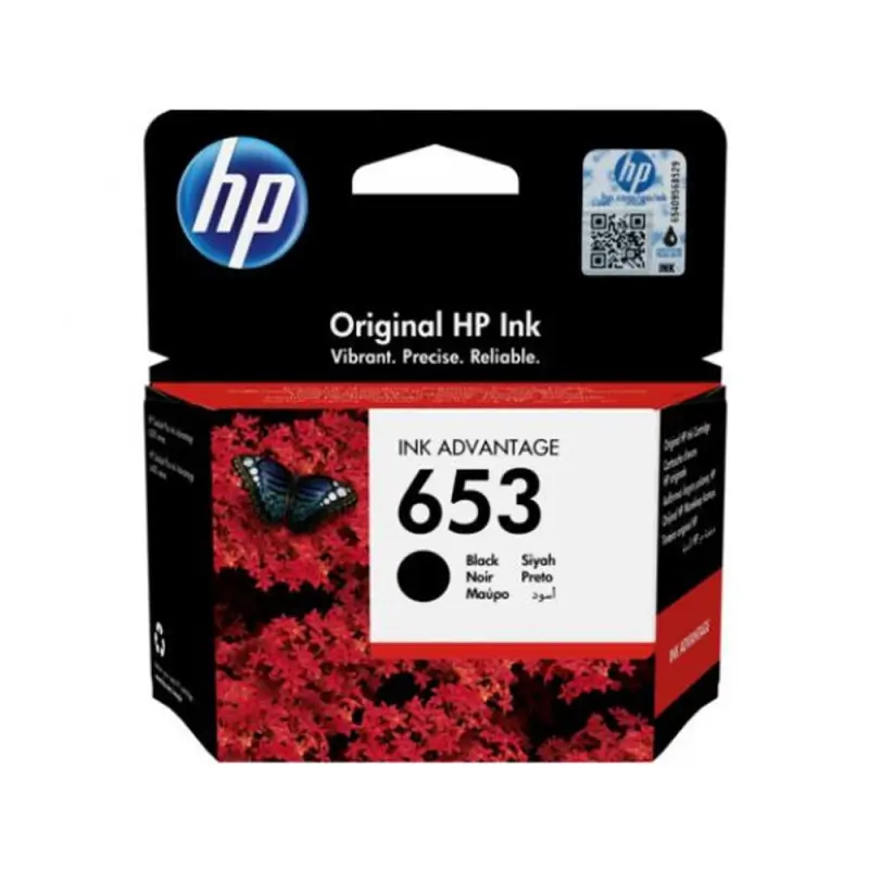 Γνήσιο μελάνι HP 653 Black (3YM75AE)
