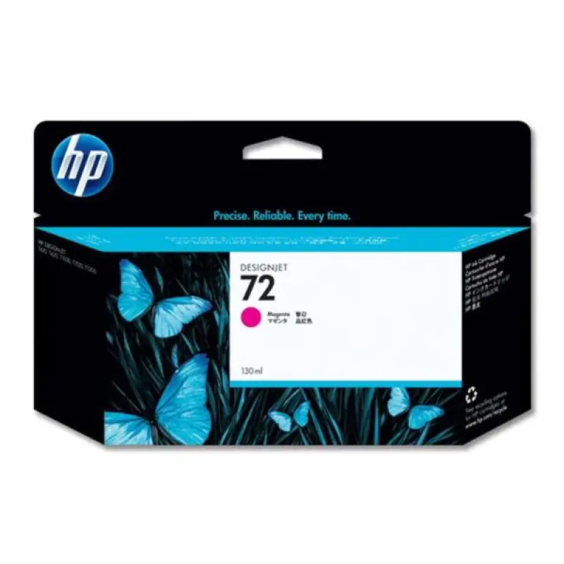 Γνήσιο μελάνι HP No 72 Magenta Crtr with Vivera Ink 130ml  (C9372A)