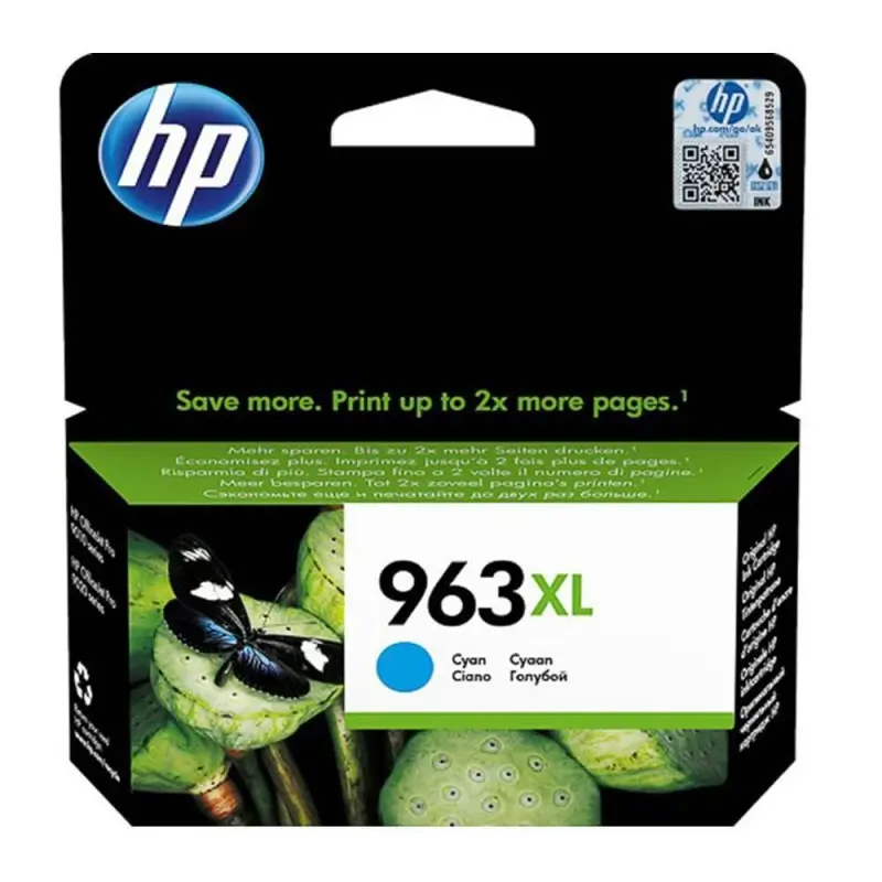 Γνήσιο μελάνι HP 963XL High Yield Cyan ( 3JA27AE )
