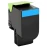 Compatible toner Lexmark C242XC0 Cyan C2425 3.500 pages