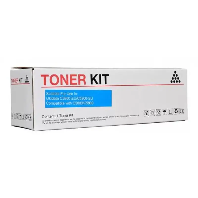 Συμβατό toner Oki C5800, C5900 EU Cyan