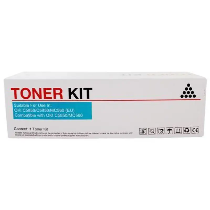 Συμβατό toner Oki C5850, C5950, MC560 Cyan