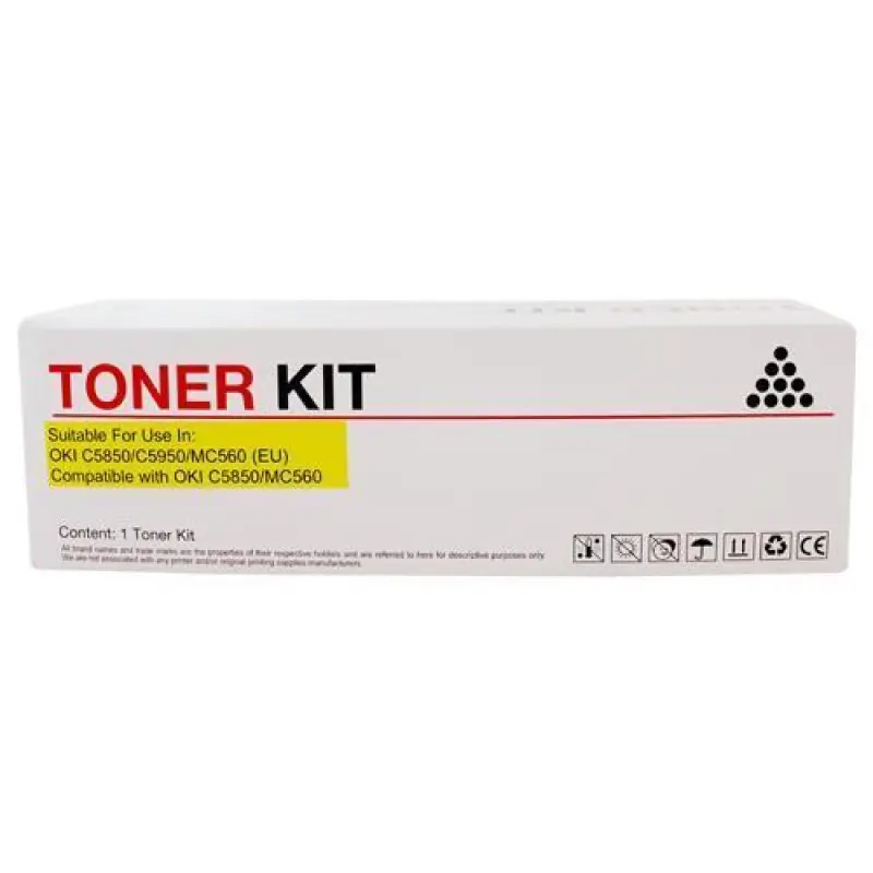 Συμβατό toner Oki C5850, C5950, MC560 Yellow