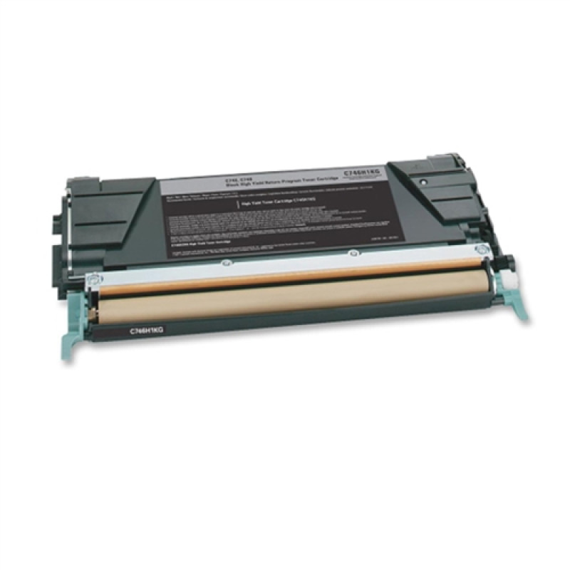 Remanufactured toner Lexmark C746H1KG Black 12.000 pages c746, X746