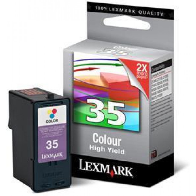 Γνήσιο μελάνι Lexmark 18C0035E High Yield Color - 595Pgs