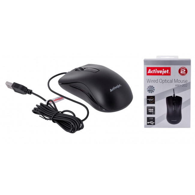 Activejet Wired USB mouse AMY-202