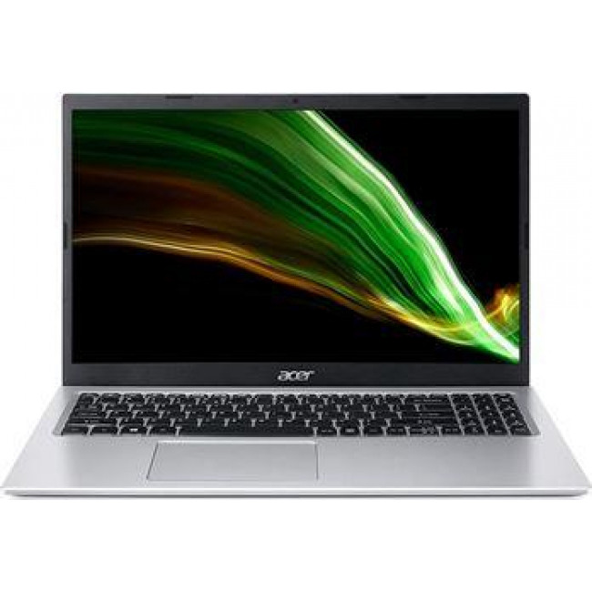 ACER NB ASPIRE A315-58-38D5, 15.6" TFT FHD, INTEL CPU 11th GEN i3 1115G4, 4GB RAM, 256GB M.2 NVMe SSD, INTEL VGA IRIS XE GRAPHICS, LINUX, SILVER, 2YW for Consumers/ 1YW for professionals.