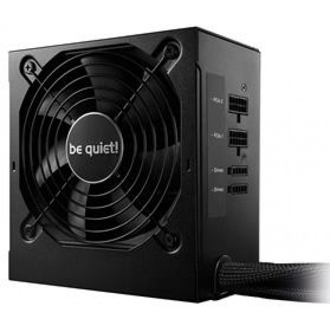 BEQUIET PSU SYSTEM POWER 9 CM 500W BN301, BRONZE CERTIFIED, SEMI-MODULAR AND FLAT CABLES, 12CM QUIET & COOL FAN, 3YW.