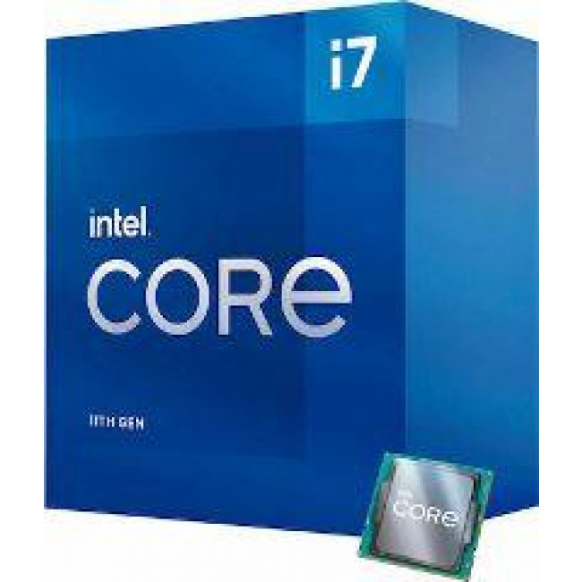 INTEL CPU CORE i7 11700F, 8C/16T, 2.50GHz, CACHE 16MB, SOCKET LGA1200 11th GEN, BOX, 3YW.
