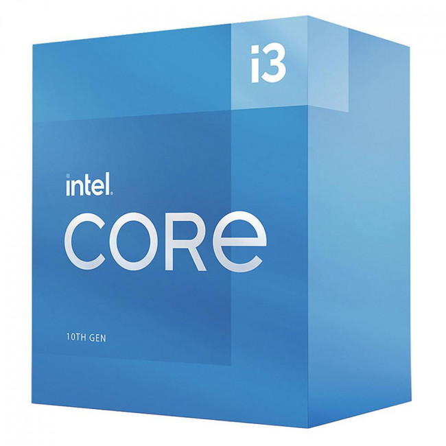 INTEL CPU CORE i3 10105, 4C/8T, 3.70GHz, CACHE 6MB, SOCKET LGA1200 10th GEN, GPU, BOX, 3YW.