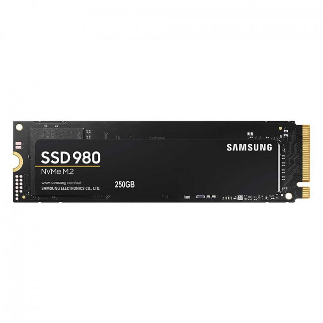 SAMSUNG SSD M.2 NVMe PCI-E 250GB MZ-V8V250BW SERIES 980, M.2 2280, NVMe PCI-E GEN3x4, READ 2900MB/s, WRITE 1300MB/s, 5YW.