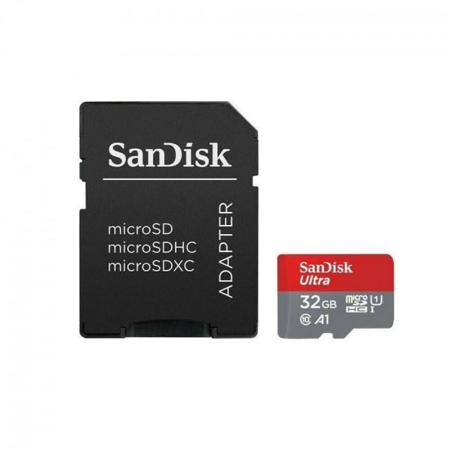 32GB SanDisk Ultra microSDXC 120MB/s +Adapter