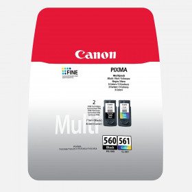 Γνήσια μελάνια Canon PG-560/CL-561 Multipack (3713C006) (CANPG-560MPK)