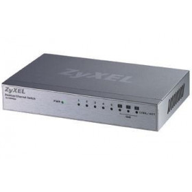 ZYXEL SWITCH ES-108A, 8 PORTS 10/100Mbps, METAL HOUSING, QoS SUPPORT, 2YW.