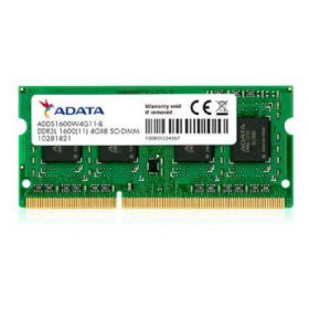 ADATA RAM SODIMM 4GB ADDS1600W4G11-S, DDR3L, 1600MHz, CL11, SINGLE TRAY, LTW.